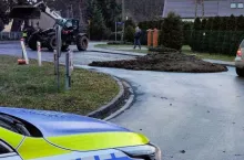 Kierowca zgubił ładunek. Dwukrotnie.