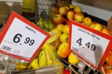 banany jabłka