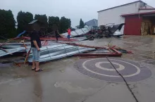 trąba powietrzna w grójcu