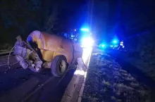 ciągnik wypadek