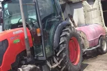 skradziony ciągnik Kubota