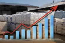 Nawozy i wykres pokazujących i ich ceny