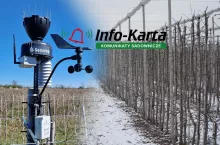 Na zdjęciu znajduje się stacja meteorologiczna Sencrop