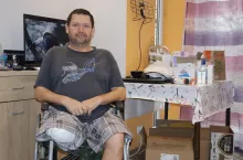 Paweł Ciuch stracił po pożarze nogę