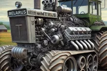 Złoty, a skromny. Prototyp ciągnika Belarus 5022, fot. mat. prasowe