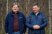 Piotr Zieliński i dr Michał Pniak