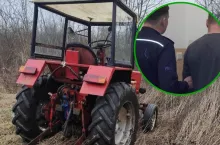 Złodzieje pokusili się na ciągnik, ale nie wiedzieli, że miał lokalizator GPS.