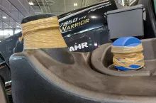 Czy kombajn na targach to punkt skupu butelek?, fot. Adam Ładowski