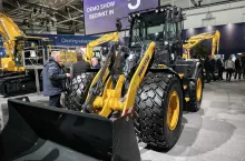 Ładowarka Komatsu podczas targów Bauma