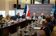 Spotkanie w RCB pod przewodnictwem ministra Czesława Siekierskiego