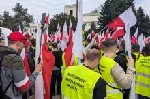 Protest rolników w Warszawie, fot. mw