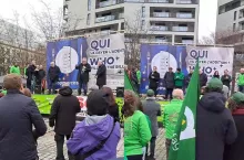 Protest zorganizowany przez Copa-Cogeca 26 lutego 2024 r. w Brukseli, z udziałem delegacji rolników z różnych krajów UE. Akcja odbyła się przed siedzibą Rady UE, podczas spotkania ministrów rolnictwa (AGRIFISH). Hasłem protestu było „Who will pay the bill?”, odnoszące się do kosztów transformacji sektora rolnego.