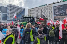 Protest rolników w Warszawie, fot. mw