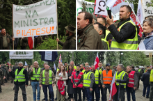 Obok leśników i przedstawicieli branży drzewnej w Warszawie pojawili się także myśliwi i rolnicy. Ci ostatni zwracali uwagę, że wspierają protest, ponieważ interesy wszystkich grup się przeplatają