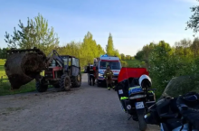Na miejscu wypadku pracują służby