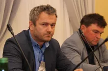 Paweł Jaruga, producent owoców jagodowych z powiatu puławskiego