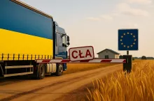 Ukraińska ciężarówka przed szlabanem celnym – nowe zasady handlu z UE