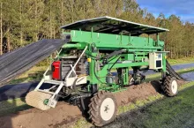 Autonomiczny kombajn do zbioru szparagów