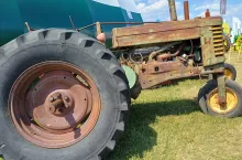 rdza na maszynie rolniczej