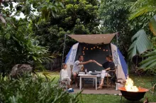 Palenisko w ogrodzie