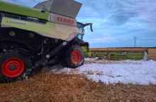 Pożary kombajnów to nie żadna nowość, ale nie zawsze straty muszą być wielkie