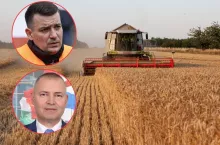 Na zdjęciu: u góry Piotr Kisiel z Ruchu Młodych Farmerów, na dole poseł KO Robert Dowhan​