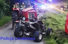 W wyniku wypadku śmierć na miejscu poniósł 31-latek z quada.
