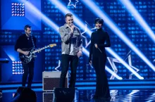 Sławek z Tatianą Okupnik, z którą zaśpiewał w finale ostatniej edycji