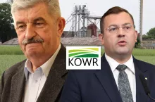 Leszek Wojciechowski, przewodniczący Rady Polskiej Federacji Rolnej oraz minister rolnictwa Stefan Krajewski