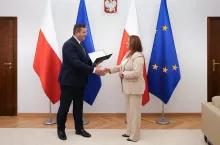 Magdalena Kiciak-Kucharska odbiera nominację na stanowisko w gabinecie ministra rolnictwa 