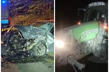 25-latek wjechał w ciągnik rolniczy i uciekł