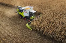 TRION 760 zdobywa uznanie w swojej klasie dzięki zbiornikowi ziarna o pojemności 13 500 litrów. DYNAMIC COOLING z poziomym układem chłodzenia i zmiennym napędem wentylatora zapewniającym większą wydajność - także w nowym TRION 750.