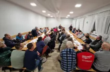 Spotkanie z mieszkańcami podczas którego omawiano planowaną inwestycję