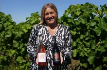 Anna Bulak, właścicielka winnicy Niewinne Pole pod Wrocławiem