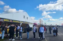 Strefa z jedzeniem podczas Agro Show 2025