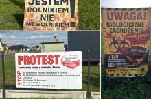 Akcja protestacyjna w powiatach kempińskim i ostrzeszowskim