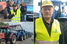 Protest rolników w Pyrzycach. Wyjechali ciągnikami na drogi. Skąd my mamy brać pieniądze?