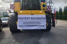 Protest rolników w Pyrzycach, fot: Barna