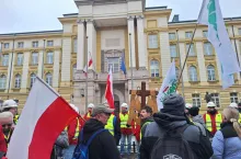 Protest rolników w Warszawie 6 marca 2024