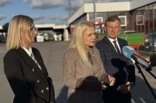 wiceminister Gromadzka na granicy w Dorohusku