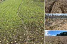 Quadami i crossami rozjeżdżają rolnikom pola