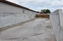 Silos na kiszonkę z kukurydzy o wymiarach 7 x 38 m