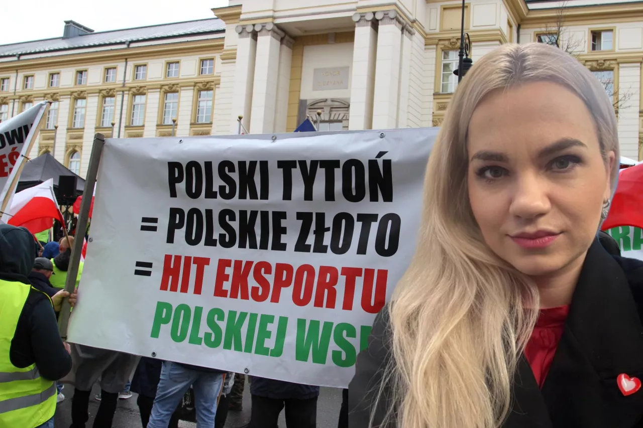 Protest plantatorów tytoniu przed gmachem KPRM skłonił rząd do działania. Kluczową rolę w rozmowach odgrywa wiceminister rolnictwa Małgorzata Gromadzka
