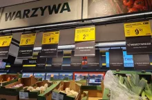 importowane warzywa i owoce oznaczone jako Polskie