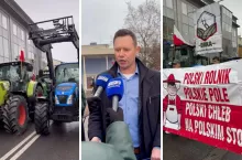 Protest rolników w Siedlcach