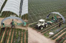 Maszyna marki Heuling pomocna przy wznoszeniu lub przestawianiu tuneli