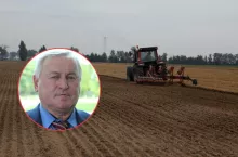 pole, traktor, postać prezesa DIR-u