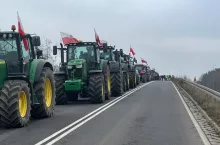 Protest rolników w Pyrzycach, fot. Paweł Toporek