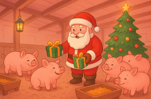 wesołych świąt - świnie