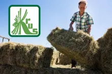 rolnik, pole, logo KRUS